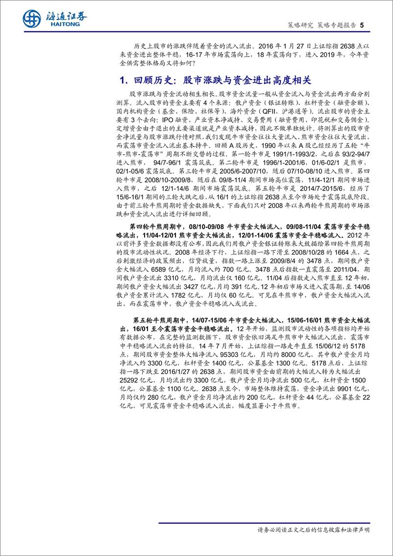 《2019年股市资金供求分析：类似12年的小幅净流入-20190124-海通证券-16页》 - 第6页预览图