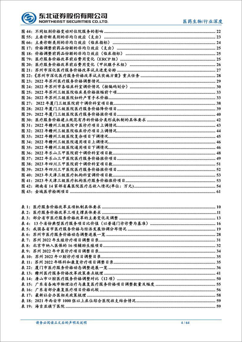 《医药生物行业三医联动系列报告Ⅱ：医疗服务价格改革下的医疗投资机会-20230911-东北证券-64页》 - 第5页预览图