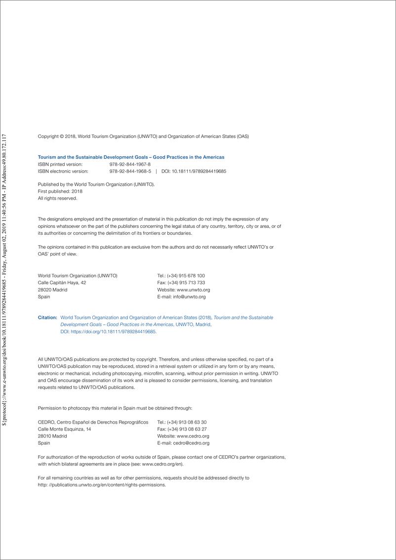 《UNWTO-旅游业和可持续发展目标：美洲的良好做法（英文版）-2019.8-56页》 - 第5页预览图