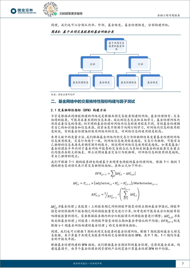 《智能化选基系列之八：持股网络中基金经理交易独特性是否能贡献超额收益？-240909-国金证券-16页》 - 第7页预览图