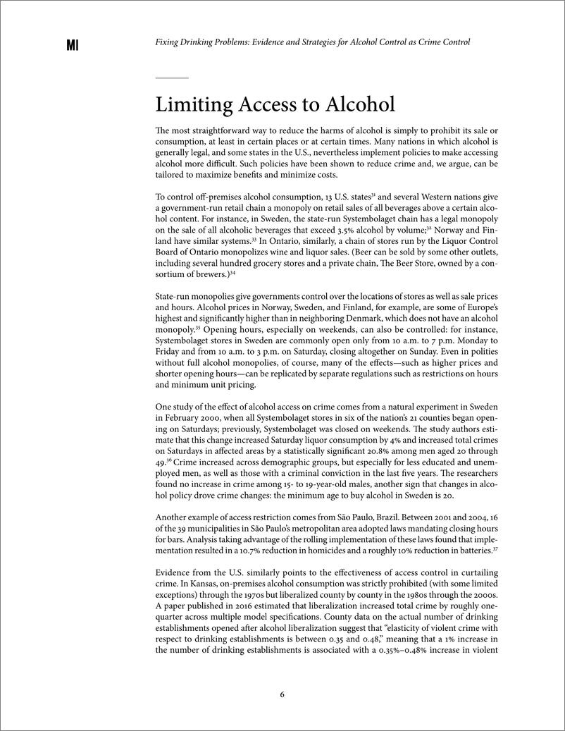 《曼哈顿政策研究所-解决饮酒问题：酒精控制作为犯罪控制的证据和策略（英）-2022.5-26页》 - 第7页预览图