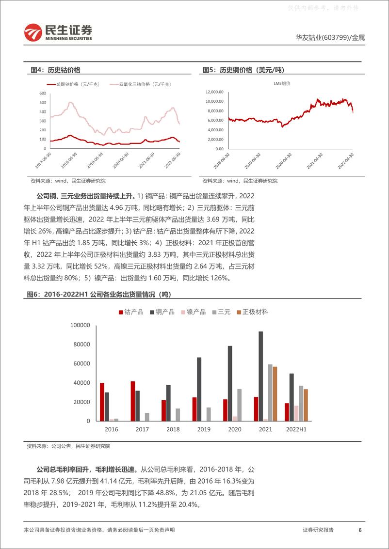 《民生证券-华友钴业(603799)深度报告：打造全球锂电材料的闭环-230331》 - 第6页预览图