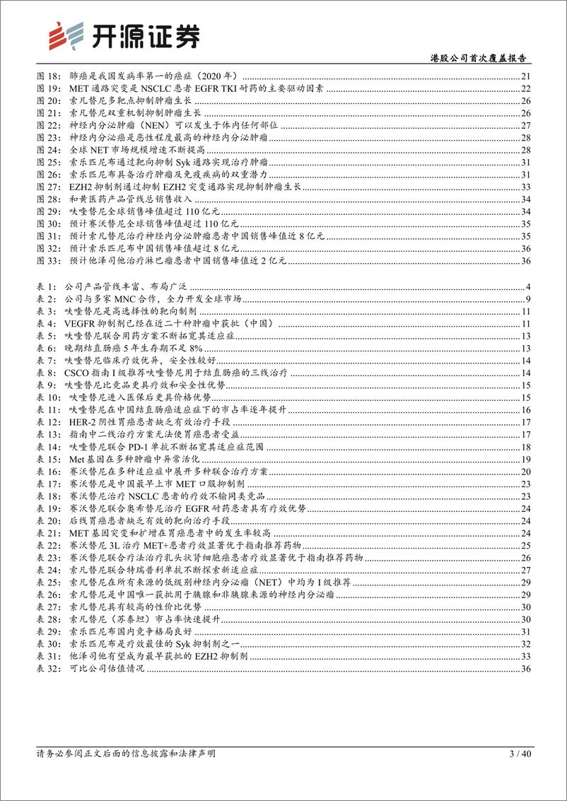 《开源证券-和黄医药-0013.HK-港股公司首次覆盖报告：深度聚焦肿瘤小分子赛道，进入全球市场收获期》 - 第3页预览图
