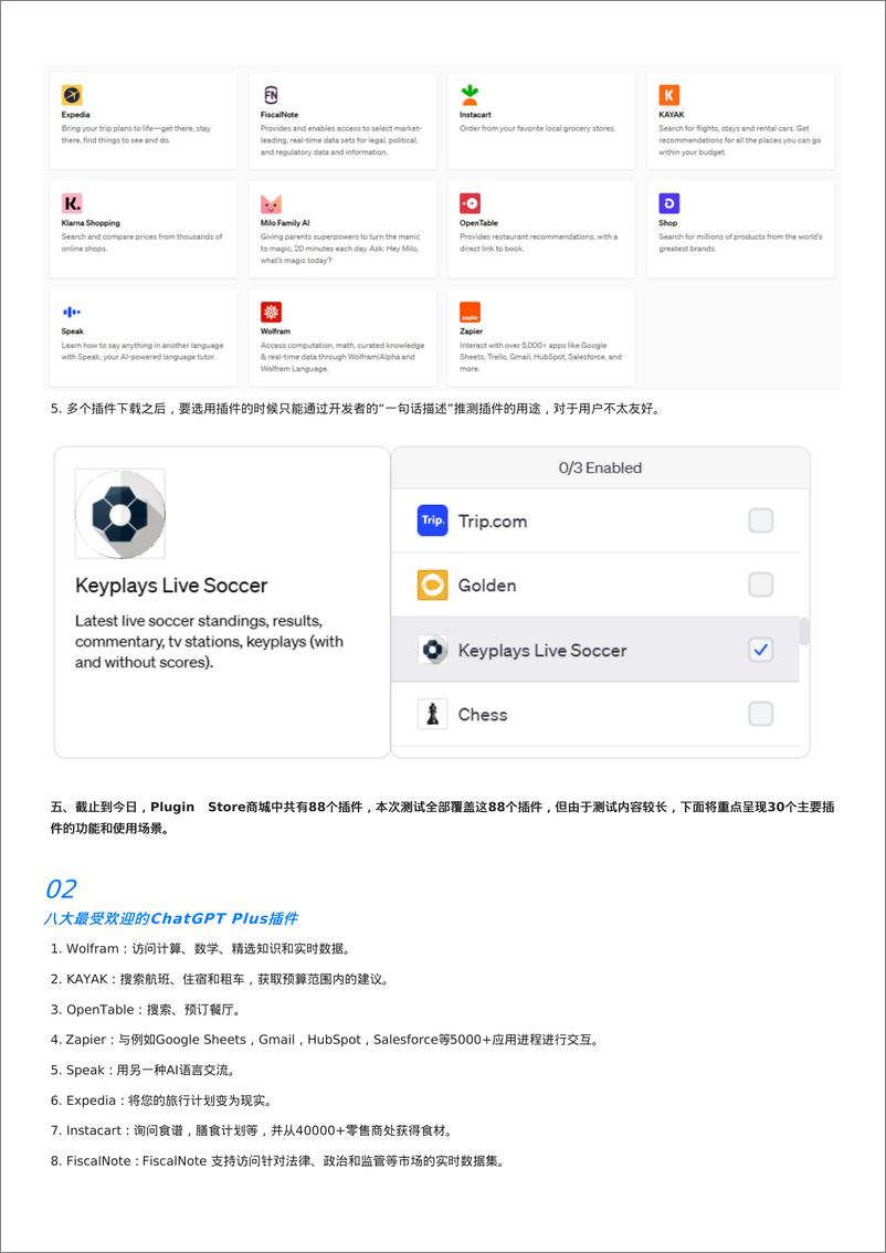 《2023年ChatGPT Plus 80+插件应用报告》 - 第6页预览图