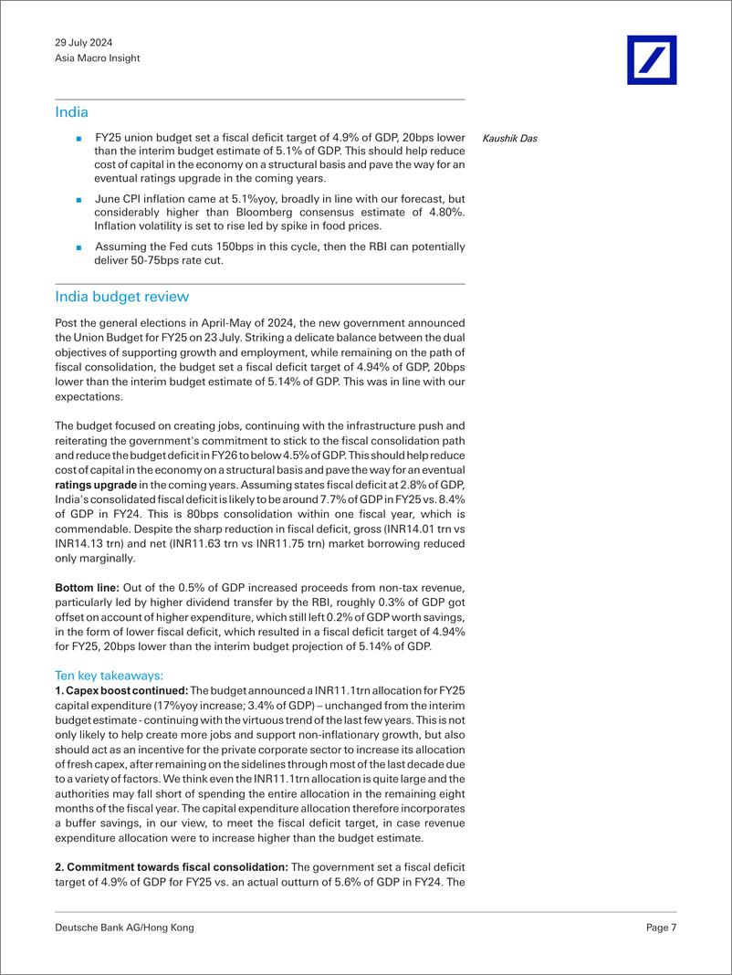 《Deutsche Bank-Asia Macro Insight On the cusp of change-109483574》 - 第7页预览图