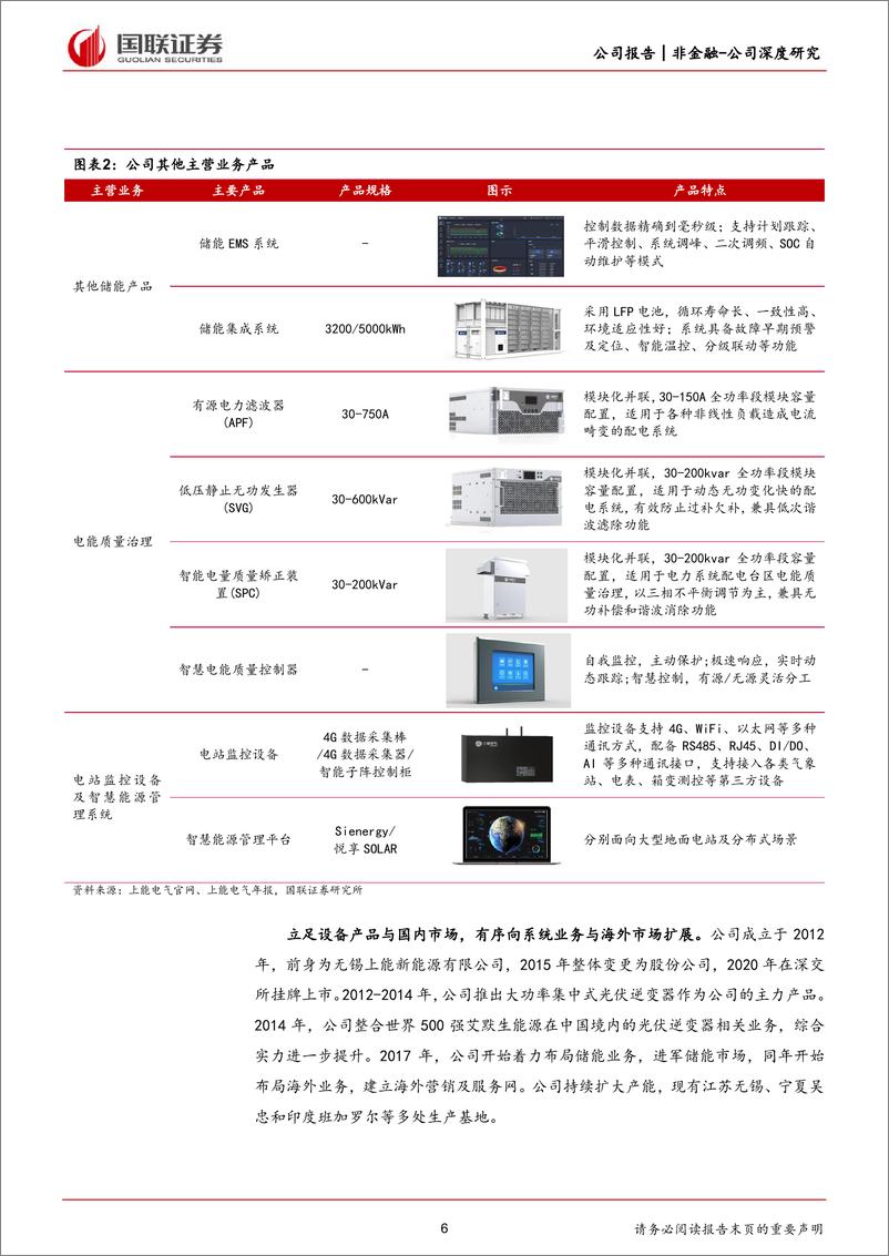 《上能电气(300827)大型光储优势稳固，产品市场多维布局助力再腾飞-240618-国联证券-40页》 - 第6页预览图