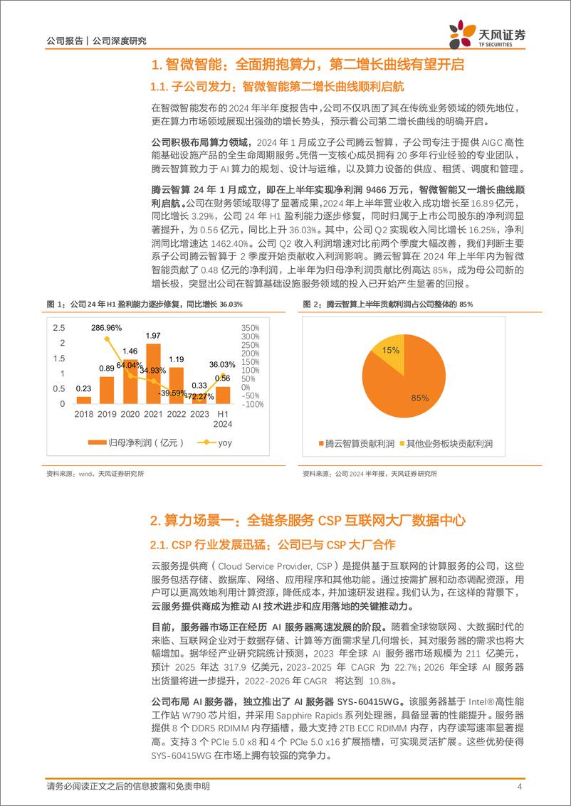 《智微智能(001339)从数据中心到机器人，稀缺的算力全场景产品服务商-240826-天风证券-19页》 - 第4页预览图