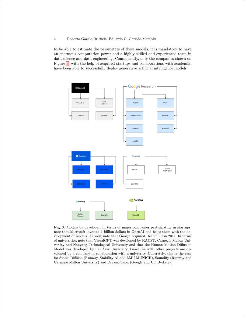 《综述6大公司9类生成式AI模型 -ChatGPT is not all you need. A State of the Art Review of large Generative AI models》 - 第4页预览图