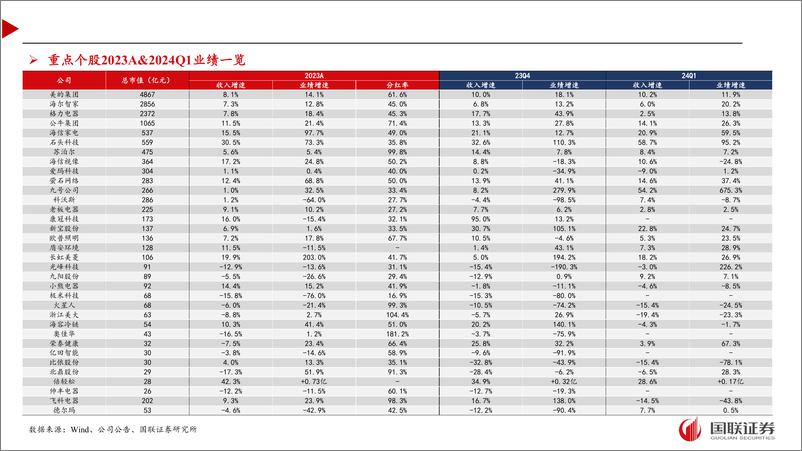 《家电行业4月月报及5月投资策略：内需稳健向好，外销景气延续-240507-国联证券-40页》 - 第6页预览图