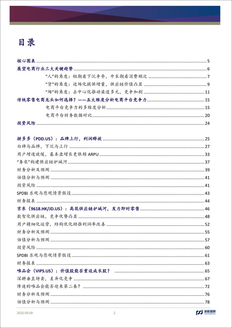 《浦银国际：中国电商行业：从五大维度看竞争环境变化对中国电商龙头的影响差异》 - 第2页预览图