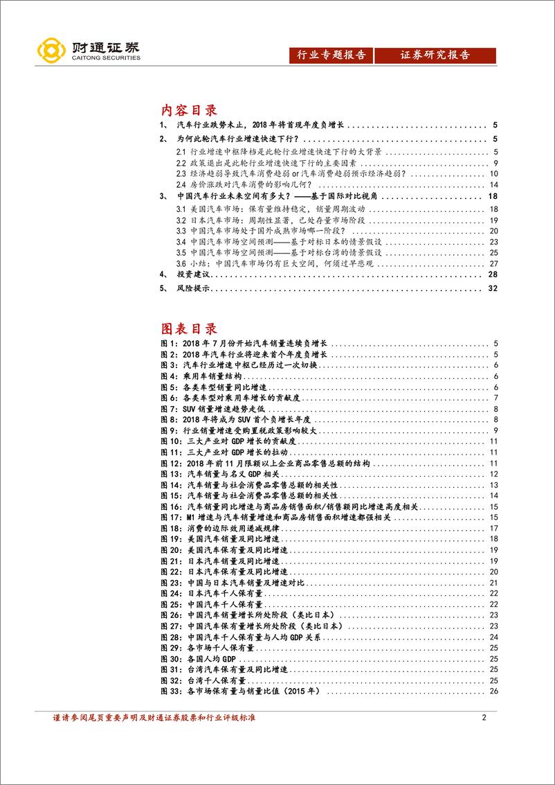 《汽车行业中国汽车产业展望报告之一：汽车销量见顶了吗？-20190109-财通证券-33页》 - 第3页预览图