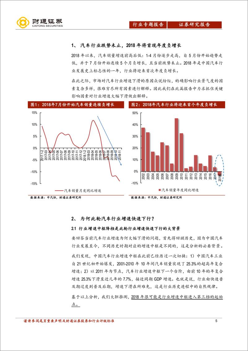 《汽车行业中国汽车产业展望报告之一：汽车销量见顶了吗？-20190109-财通证券-33页》 - 第6页预览图