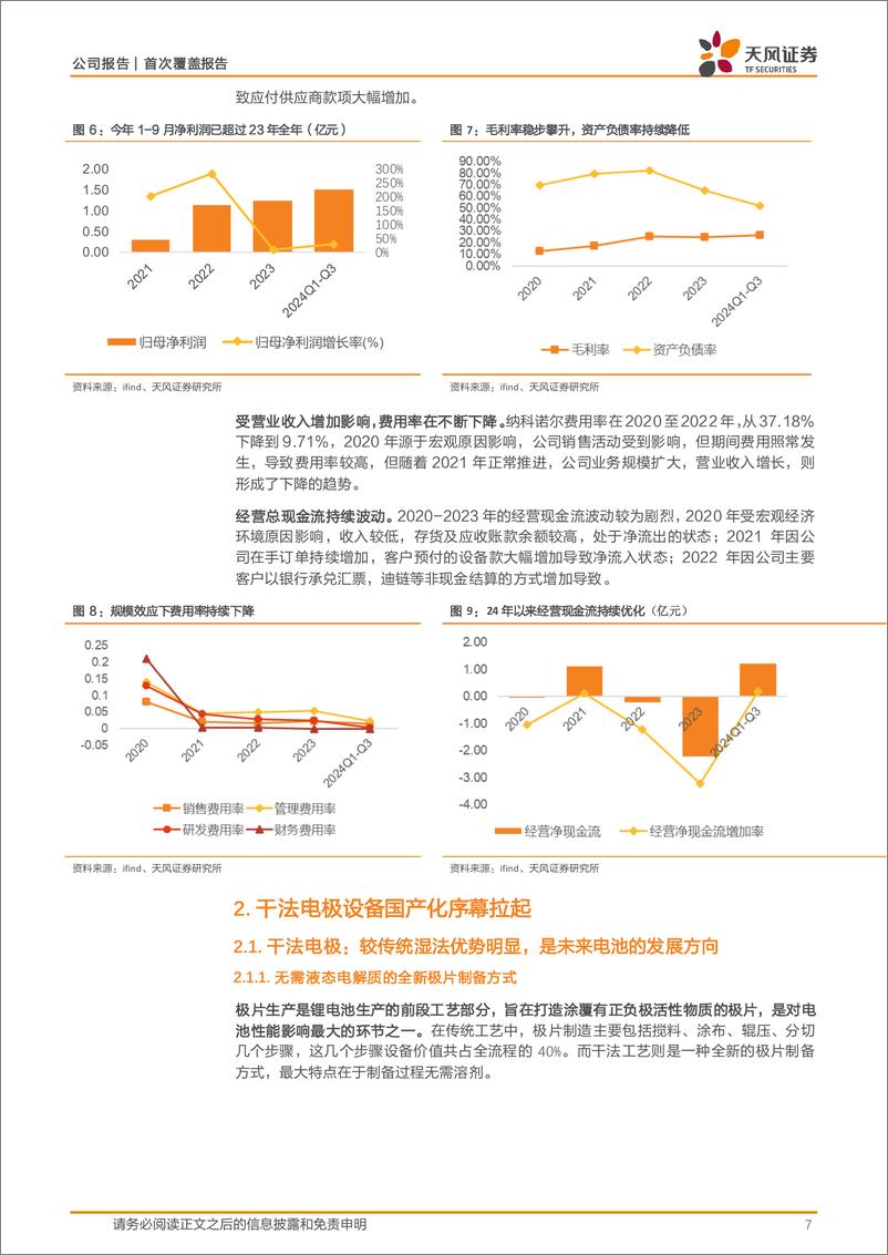 《纳科诺尔(832522)辊压机龙头顺应趋势，切入干法电极新领域-241221-天风证券-19页》 - 第7页预览图