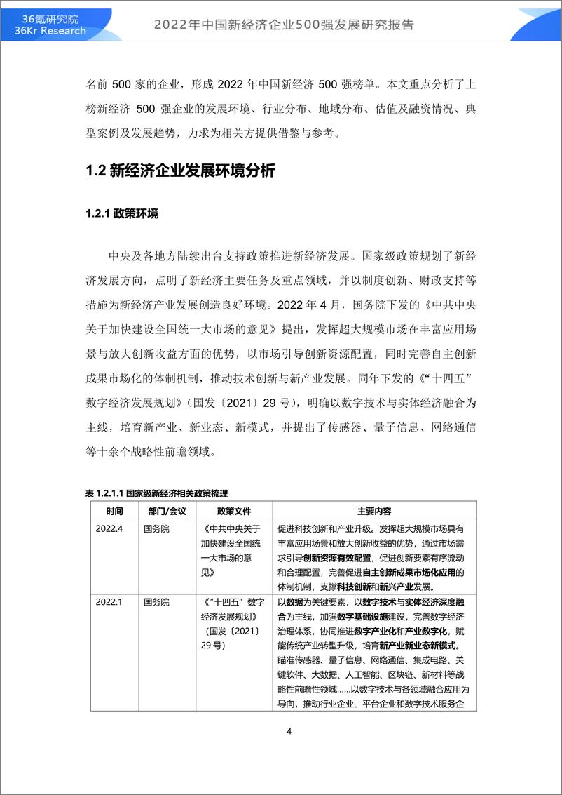 《2022年中国新经济企业500强发展研究报告-36氪研究院-2022-86页》 - 第5页预览图