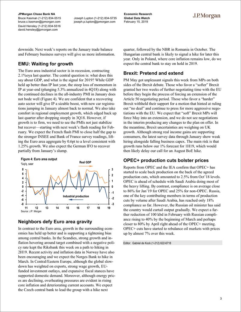《J.P. 摩根-全球-宏观策略-全球宏观数据观察-2019.2.15-92页》 - 第4页预览图