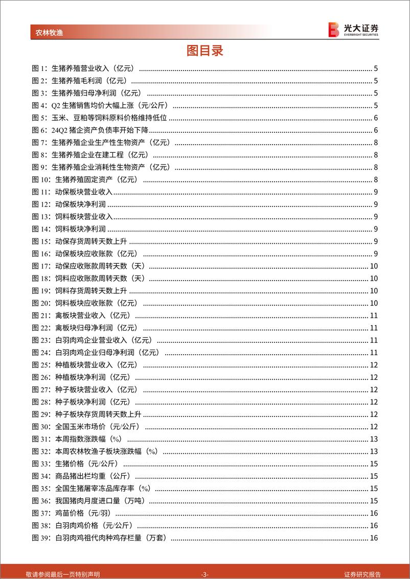 《农林牧渔行业周报暨2024中报总结：养殖板块盈利兑现，种植链条拐点可期-240902-光大证券-21页》 - 第3页预览图