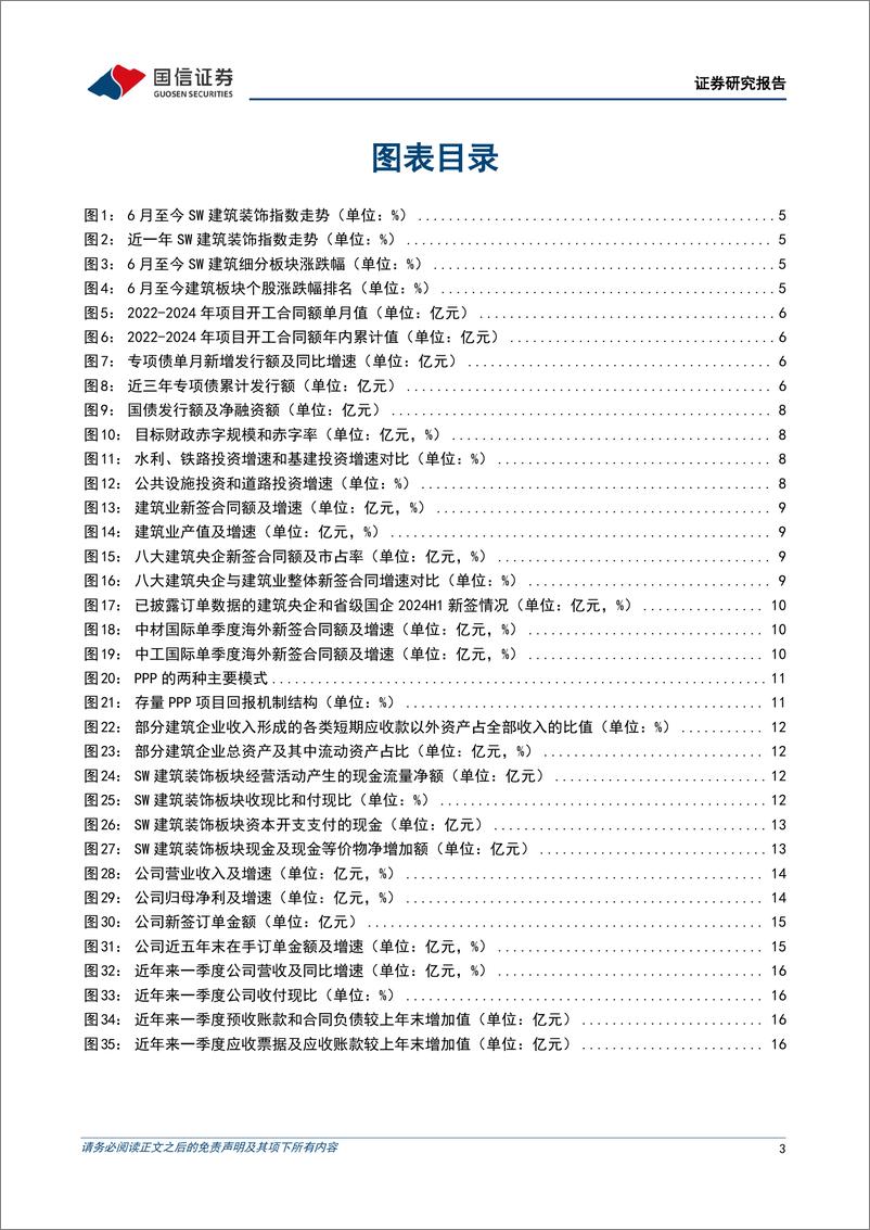 《建筑行业7月投资策略：下游需求整体低迷，预计建筑企业利润表承压-240716-国信证券-19页》 - 第3页预览图