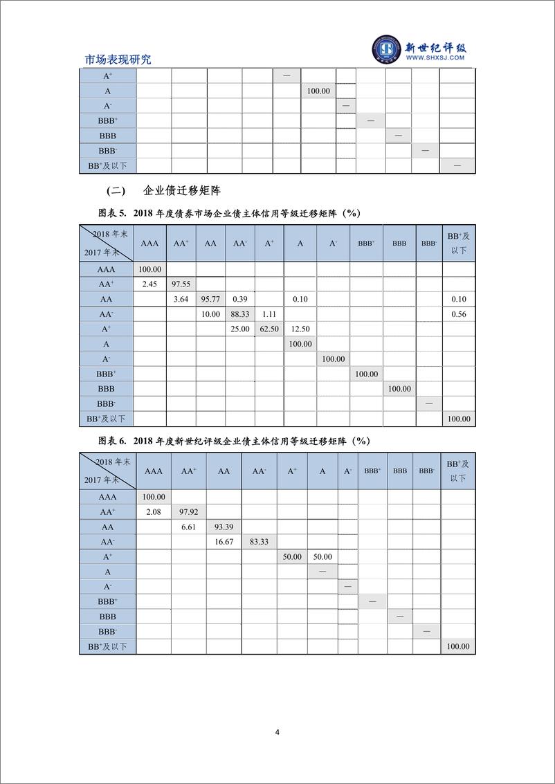 《新世纪评级-2018年度债券市场主体信用等级迁移研究-2019.2-13页》 - 第5页预览图