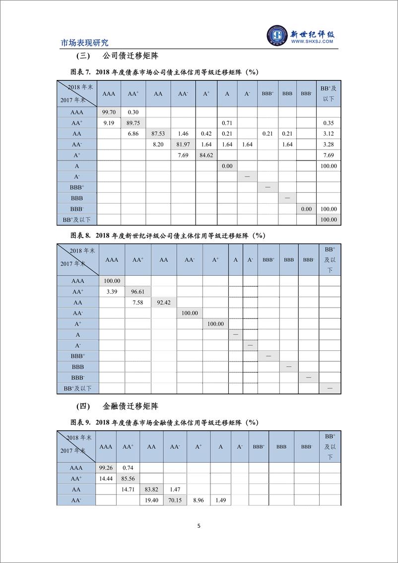 《新世纪评级-2018年度债券市场主体信用等级迁移研究-2019.2-13页》 - 第6页预览图