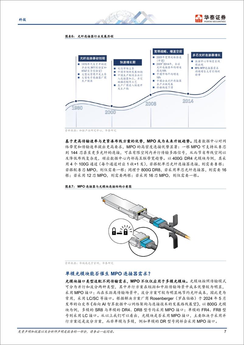 《科技行业-MPO：受益AI数据中心高带宽浪潮-240812-华泰证券-26页》 - 第7页预览图