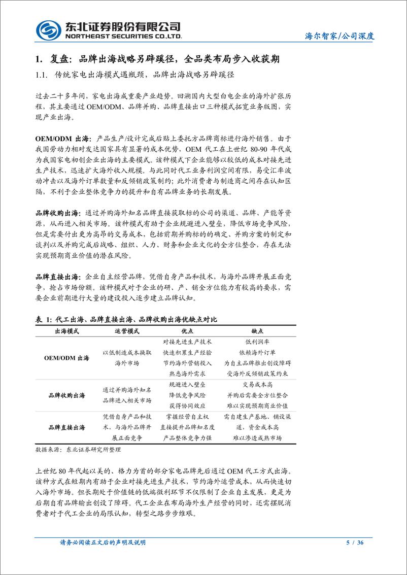 《海尔智家（600690）深度系列报告（二）：品牌化战略放眼四海，全方位布局硕果累累-东北证券-20220214》 - 第6页预览图