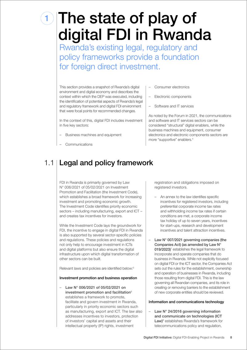 《世界经济论坛-数字FDI倡议：卢旺达数字FDI赋能项目（英）-2025.1-34页》 - 第8页预览图