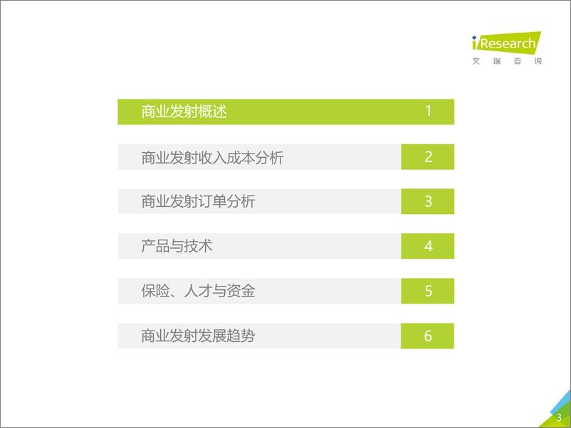 《2018年中国商业发射市场研究报告》 - 第3页预览图