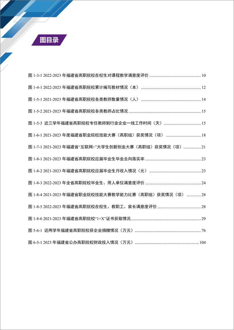 《2023年福建省高等职业教育质量年度报告》 - 第8页预览图