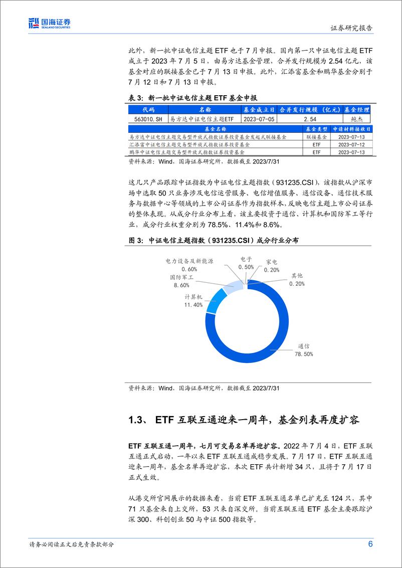 《公募基金新发月报（2023年8月）：股票ETF步入千亿时代，ETF互联互通迎来一周年-20230809-国海证券-15页》 - 第7页预览图