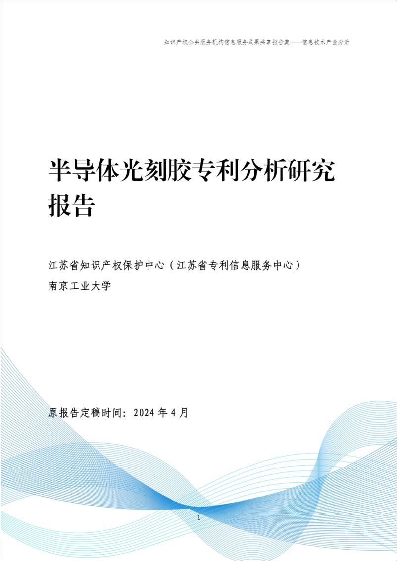 《2024年知识产权公共服务机构信息服务成果共享报告集-信息技术产业分册》 - 第4页预览图