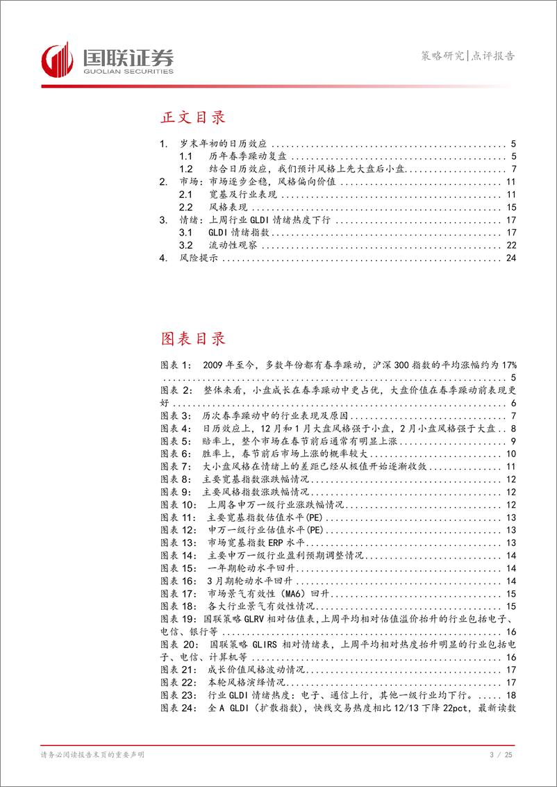 《策略研究点评报告：岁末年初的日历效应-241225-国联证券-26页》 - 第4页预览图