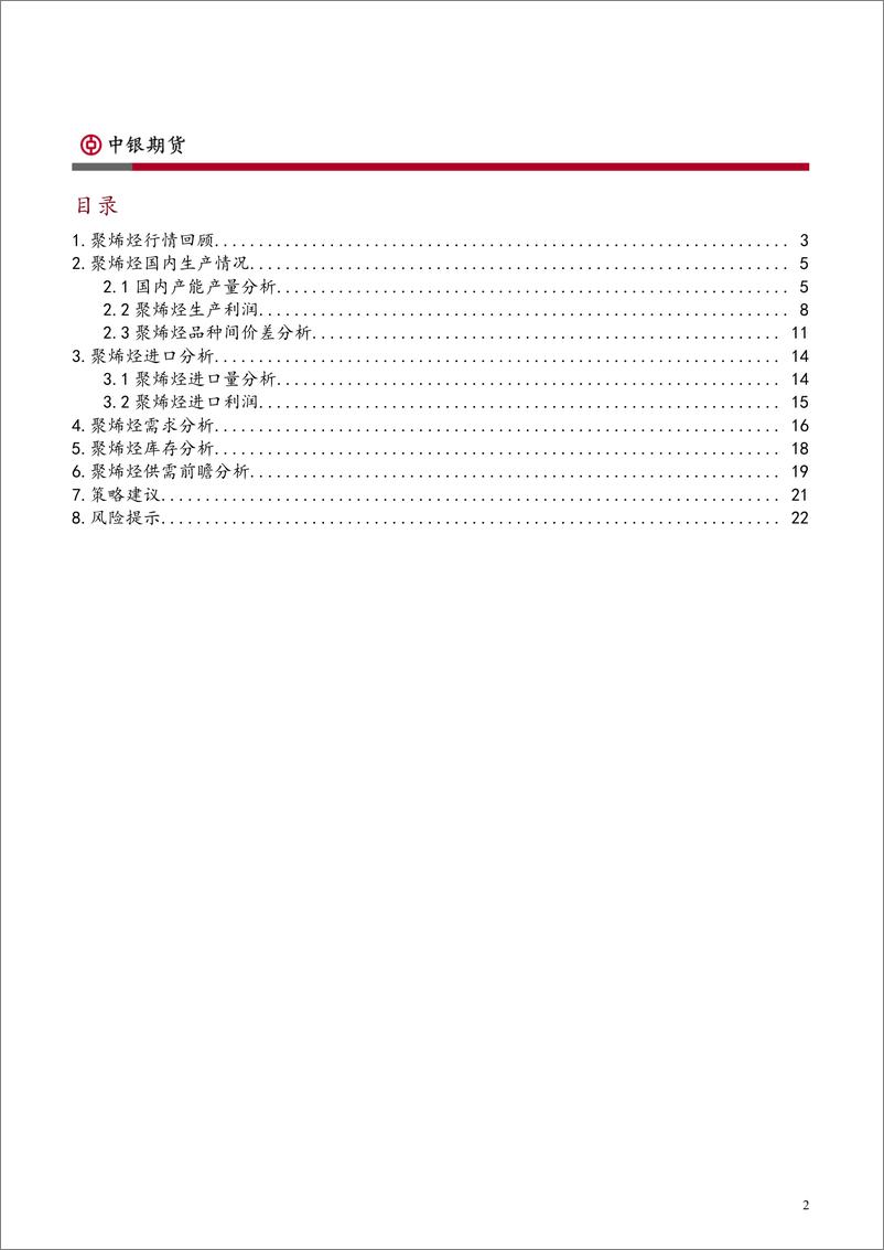 《聚烯烃年报：供应压力极大时，需求拐点至-20221130-中银国际期货-23页》 - 第3页预览图