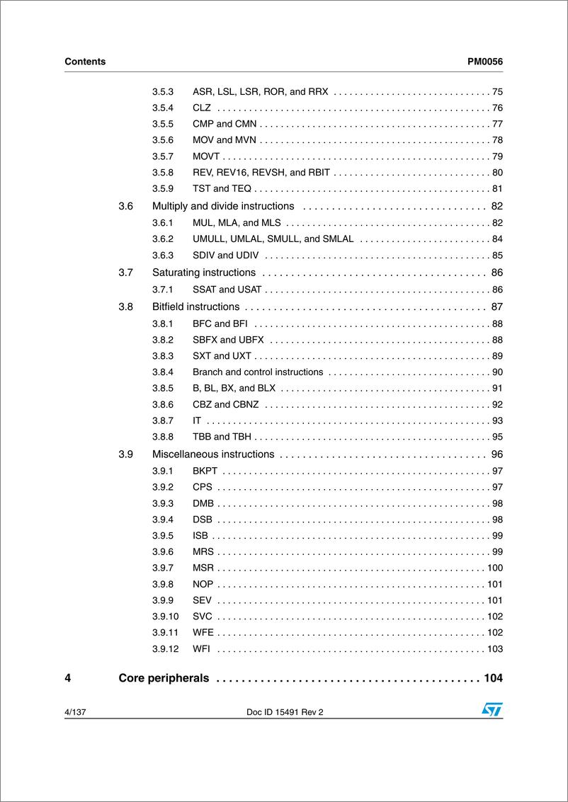 《STM32F10xxx的Cortex-M3编程手册英文文档》 - 第4页预览图