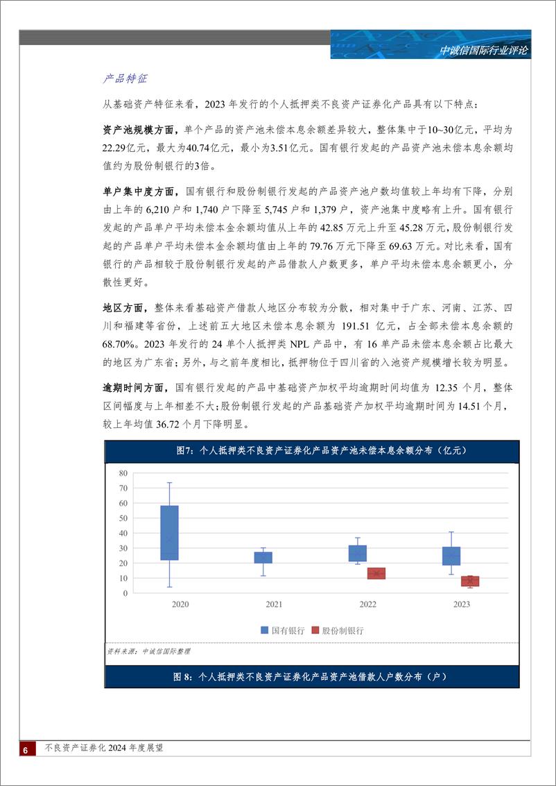 《证券行业不良资产证券化2024年度展望：不良资产支持证券发行单数和规模发行增长较快，对资产池回收估计更趋谨慎，个别存续项目回收表现不及预期，整体风险可控》 - 第6页预览图