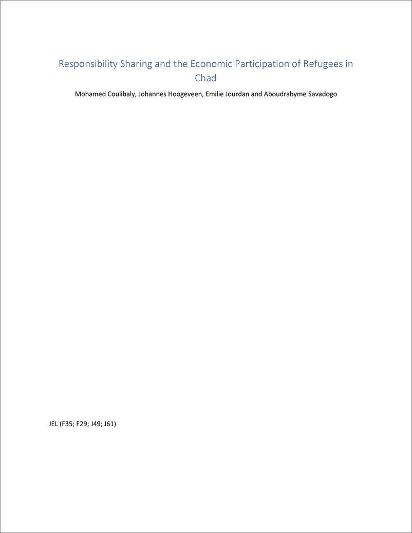《世界银行-乍得难民的责任分担与经济参与（英）-2024.3-29页》 - 第3页预览图