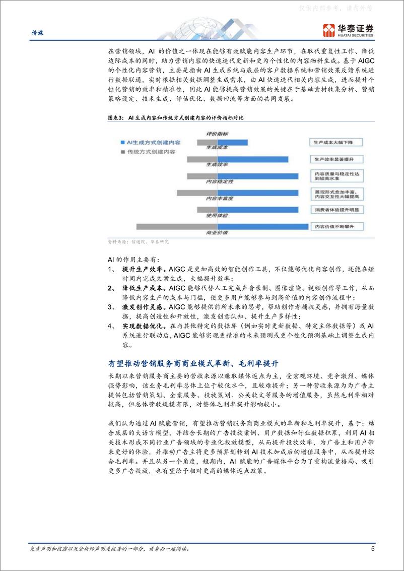 《华泰证券-传媒行业专题研究：AI 营销，助力行业生产力革新-230406》 - 第5页预览图