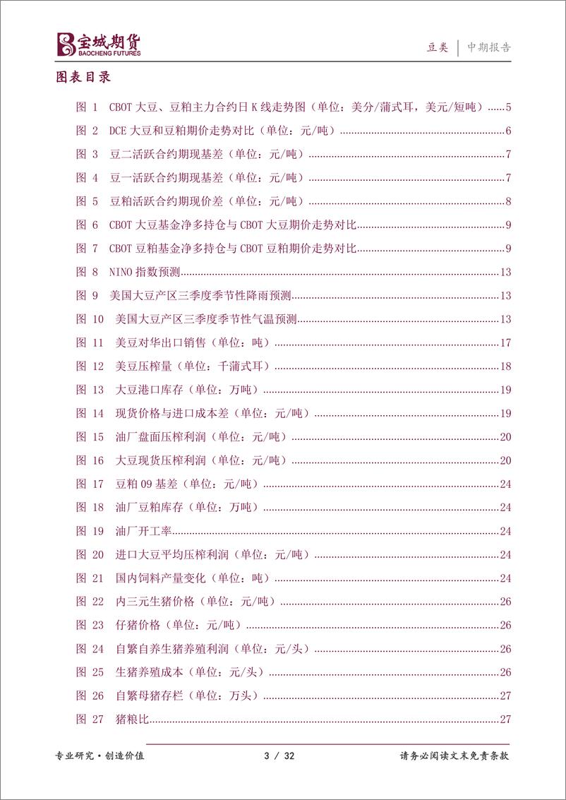 《2023年度中期投资策略报告：豆类，大豆供应趋向宽松，天气炒作空间有限-20230703-宝城期货-32页》 - 第4页预览图