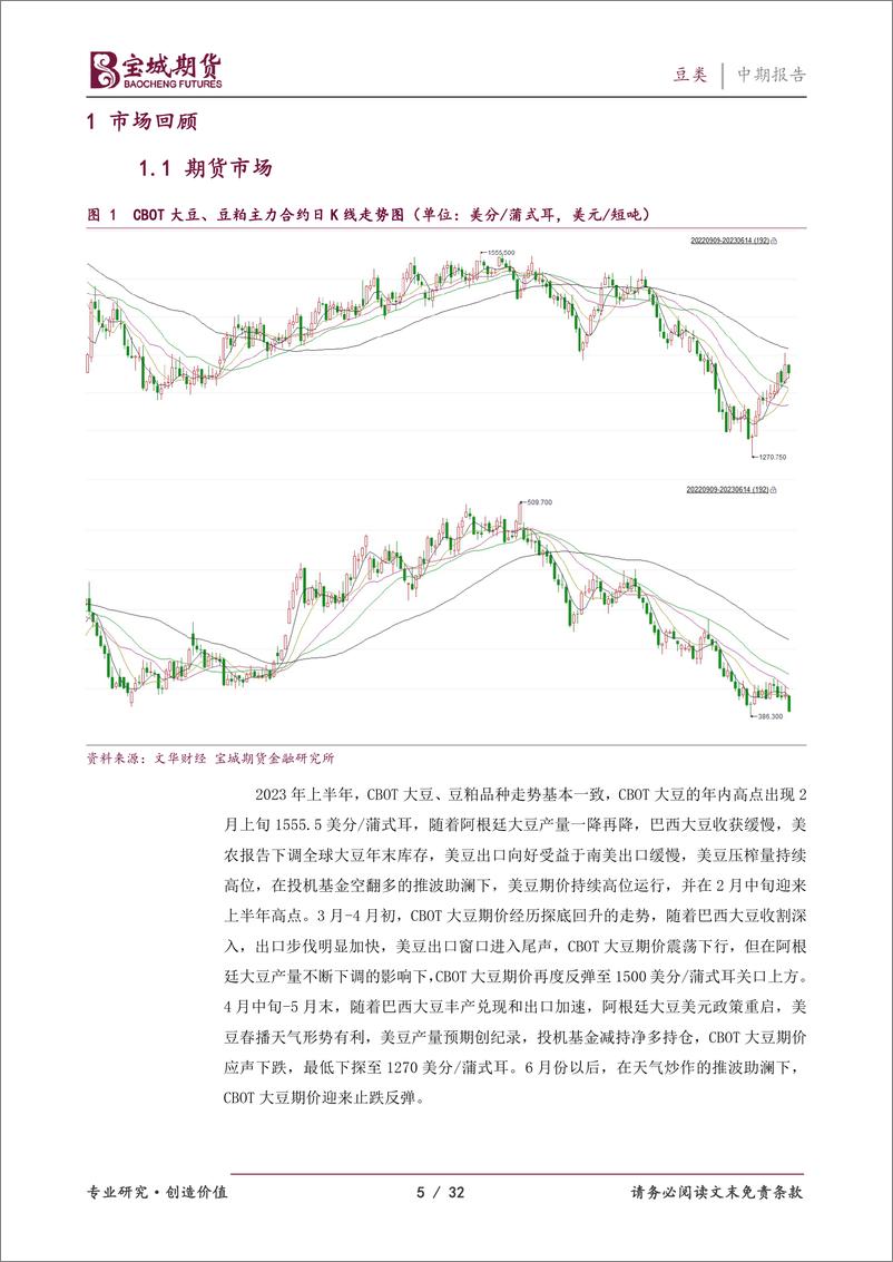 《2023年度中期投资策略报告：豆类，大豆供应趋向宽松，天气炒作空间有限-20230703-宝城期货-32页》 - 第6页预览图