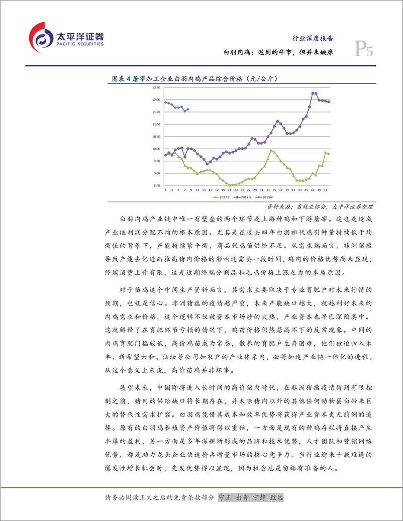 《农林牧渔行业白羽肉鸡：迟到的牛市，但并未缺席-20190305-太平洋证券-10页》 - 第6页预览图