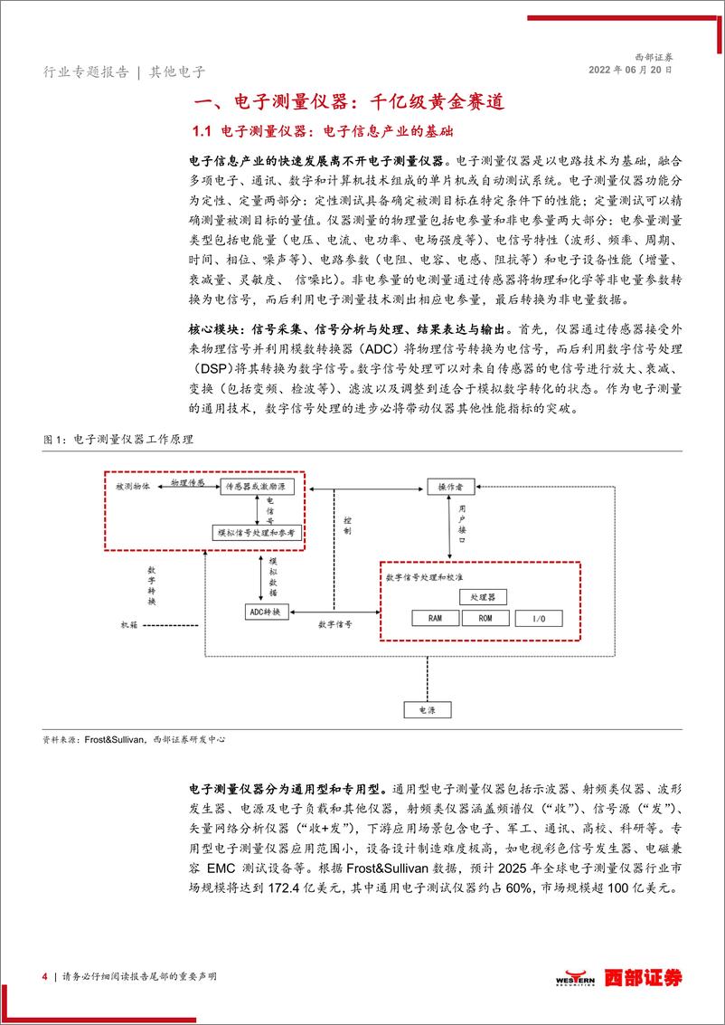 《电子测量仪器行业专题：长坡厚雪赛道，国产替代正当时-20220620-西部证券-20页》 - 第5页预览图