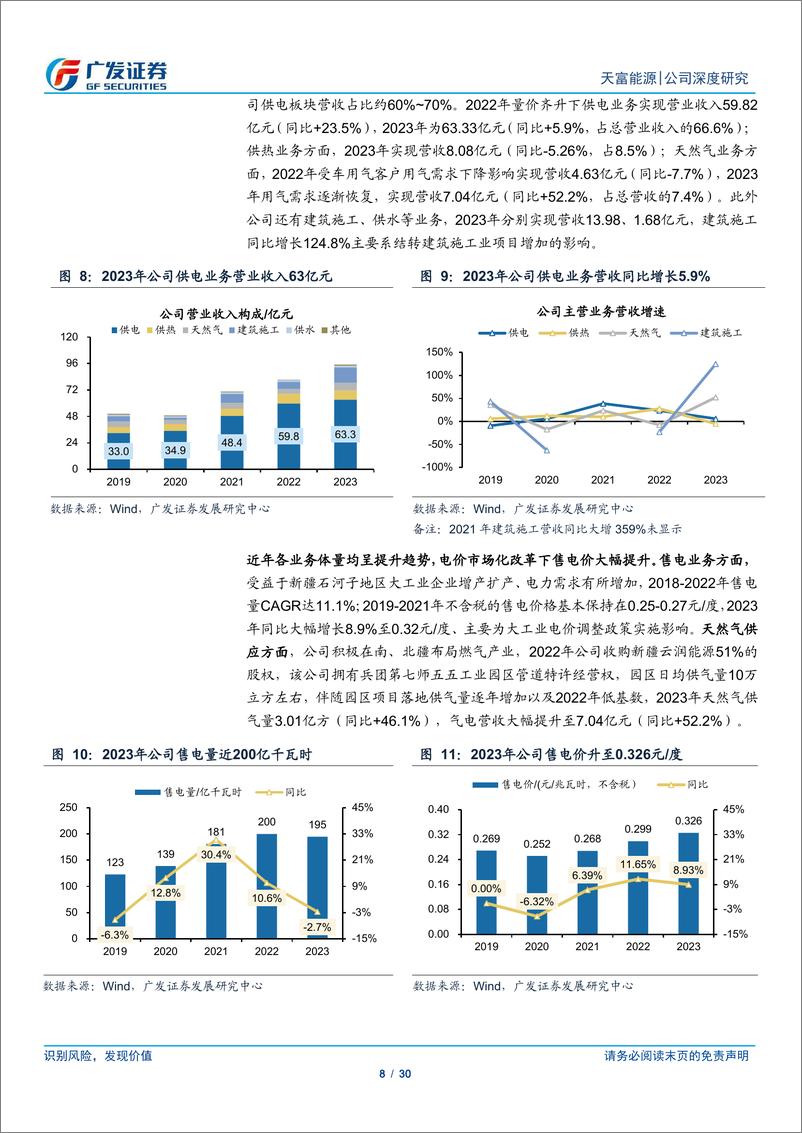 《天富能源(600509)新疆发输配售一体平台，期待装机高增降本扩利-240619-广发证券-30页》 - 第8页预览图