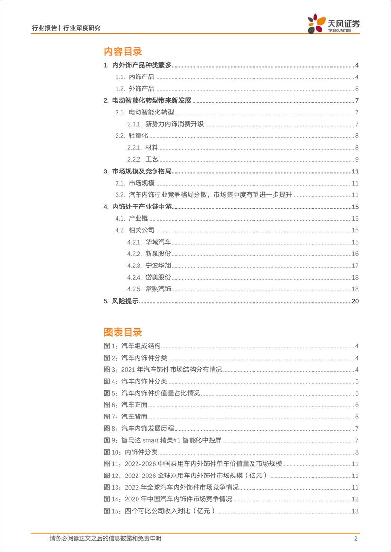 《汽车内外饰产业专题报告_种类介绍_电动智能化转型_市场规模_竞争格局_产业链_》 - 第2页预览图