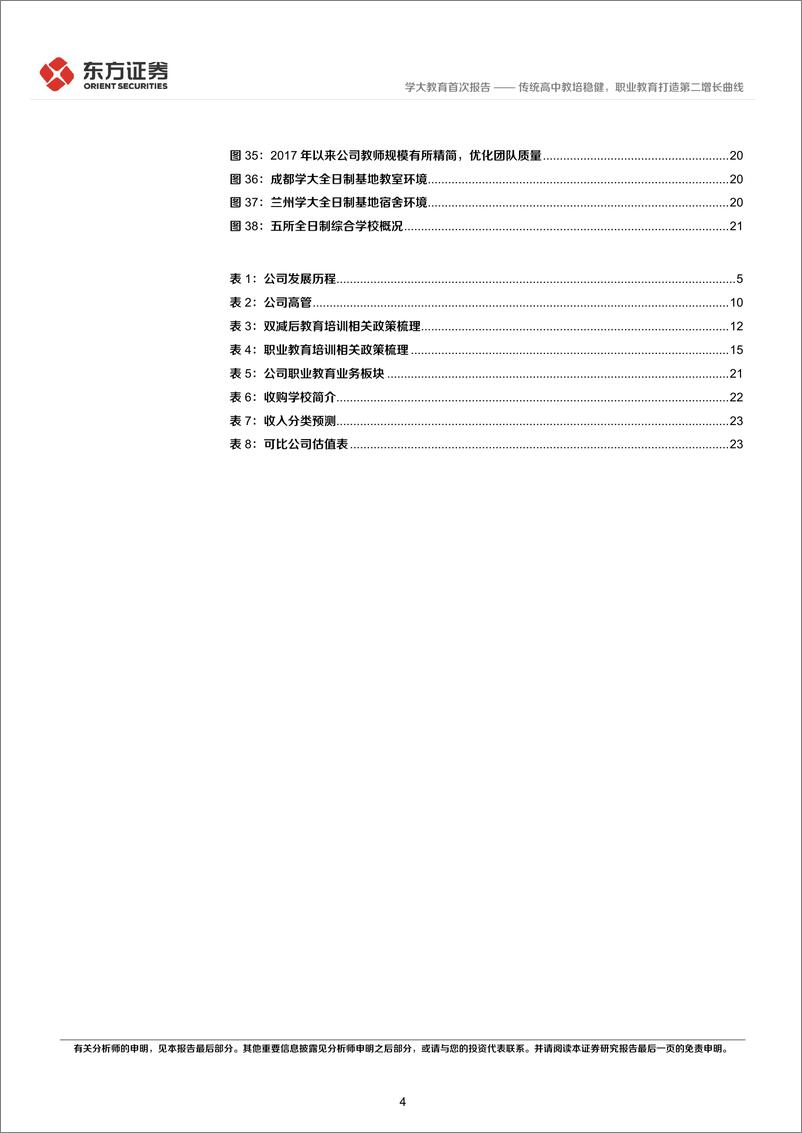 《学大教育(000526)传统高中教培稳健，职业教育打造第二增长曲线-250104-东方证券-28页》 - 第4页预览图