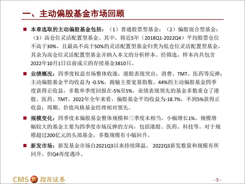 《主动偏股型基金2022年四季报点评：守得云开，港股、医药、科技再获青睐-20230129-招商证券-29页》 - 第6页预览图