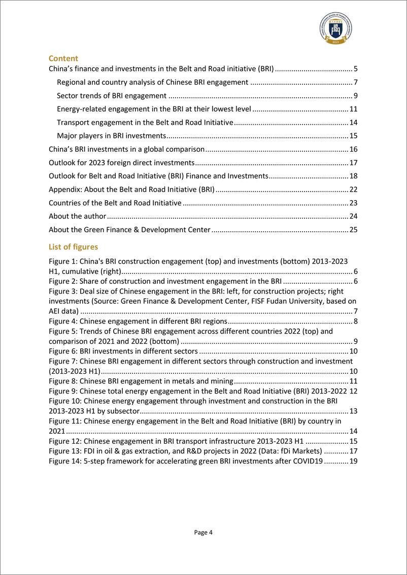 《2023年上半年中国一带一路投资报告（英）-FISF-2023》 - 第4页预览图