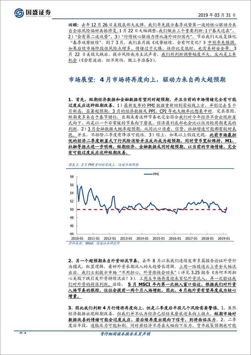 《A股市场策略月报：两大超预期，四月再向上-20190331-国盛证券-19页》 - 第5页预览图