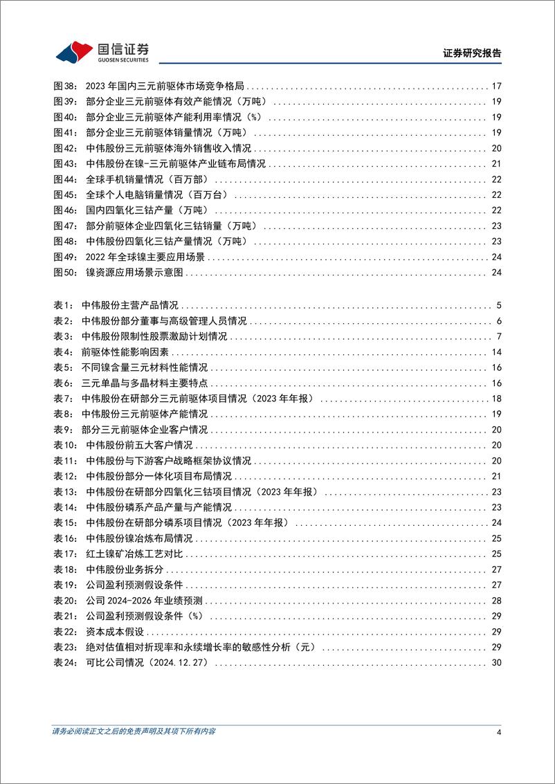 《中伟股份(300919)一体化全球化布局加速推进，打造平台型材料公司-241230-国信证券-35页》 - 第4页预览图