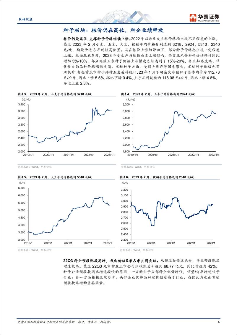 《农林牧渔行业专题研究：22Q4种业及生猪链景气延续改善-20230212-华泰证券-27页》 - 第5页预览图