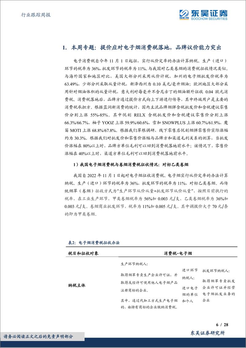 《轻工制造行业跟踪周报：电子烟品牌提价保障盈利能力，地产支持政策有望推动家居估值继续修复》 - 第6页预览图