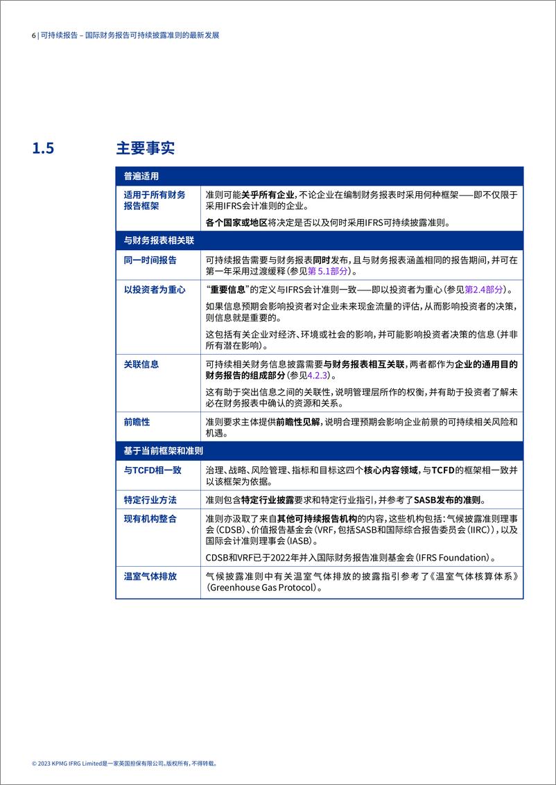 《可持续报告——国际财务报告可持续披露准则的最新发展-毕马威》 - 第8页预览图